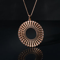 SI Simbolo Vita 18 karaat rosé goud 32 diamanten Luxe Transformatie Juwelen