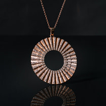 SI Simbolo Vita 18 karaat rosé goud 352 diamanten Luxe Transformatie Juwelen