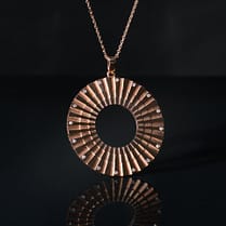 SI Simbolo 18 carat Rose Gold 16 Diamonds Luxury Transformation Jewellery