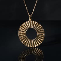 SI Simbolo 18 carat Yellow Gold 16 Diamonds Luxury Transformation Jewellery