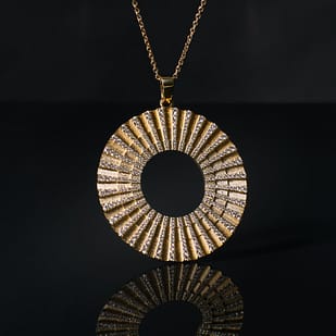 SI Simbolo 18 carat Yellow Gold 352 Diamonds Luxury Transformation Jewellery