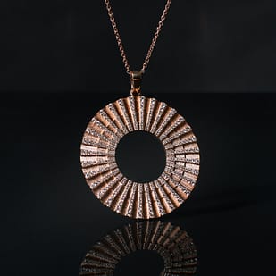 SI Simbolo 18 carat Rose Gold 352 Diamonds Luxury Transformation Jewellery